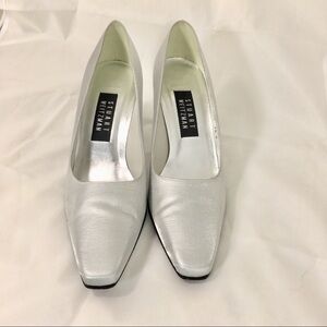 Stuart Weitzman Silver Heels Sz. 7.5